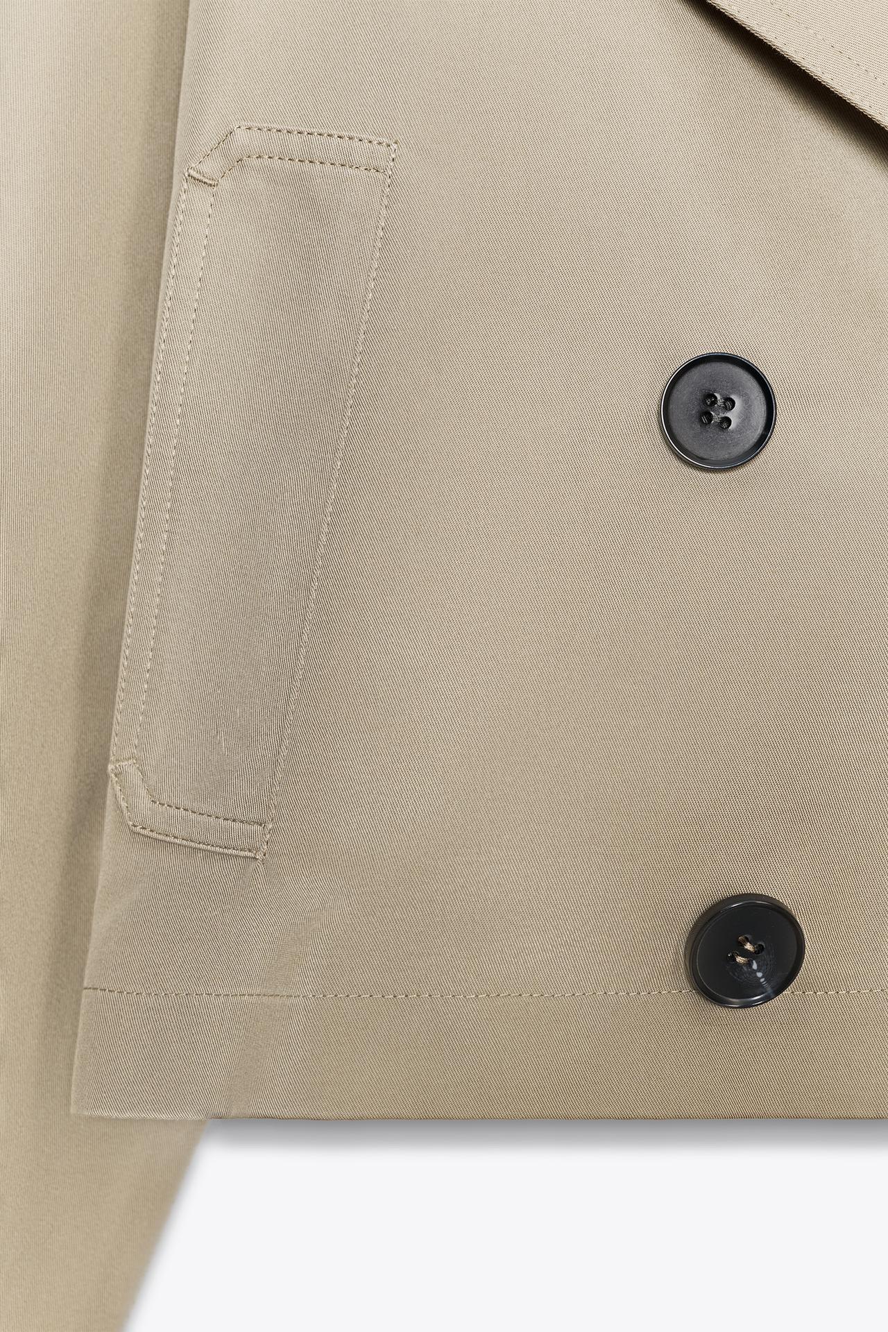 Zoë Cropped Trench