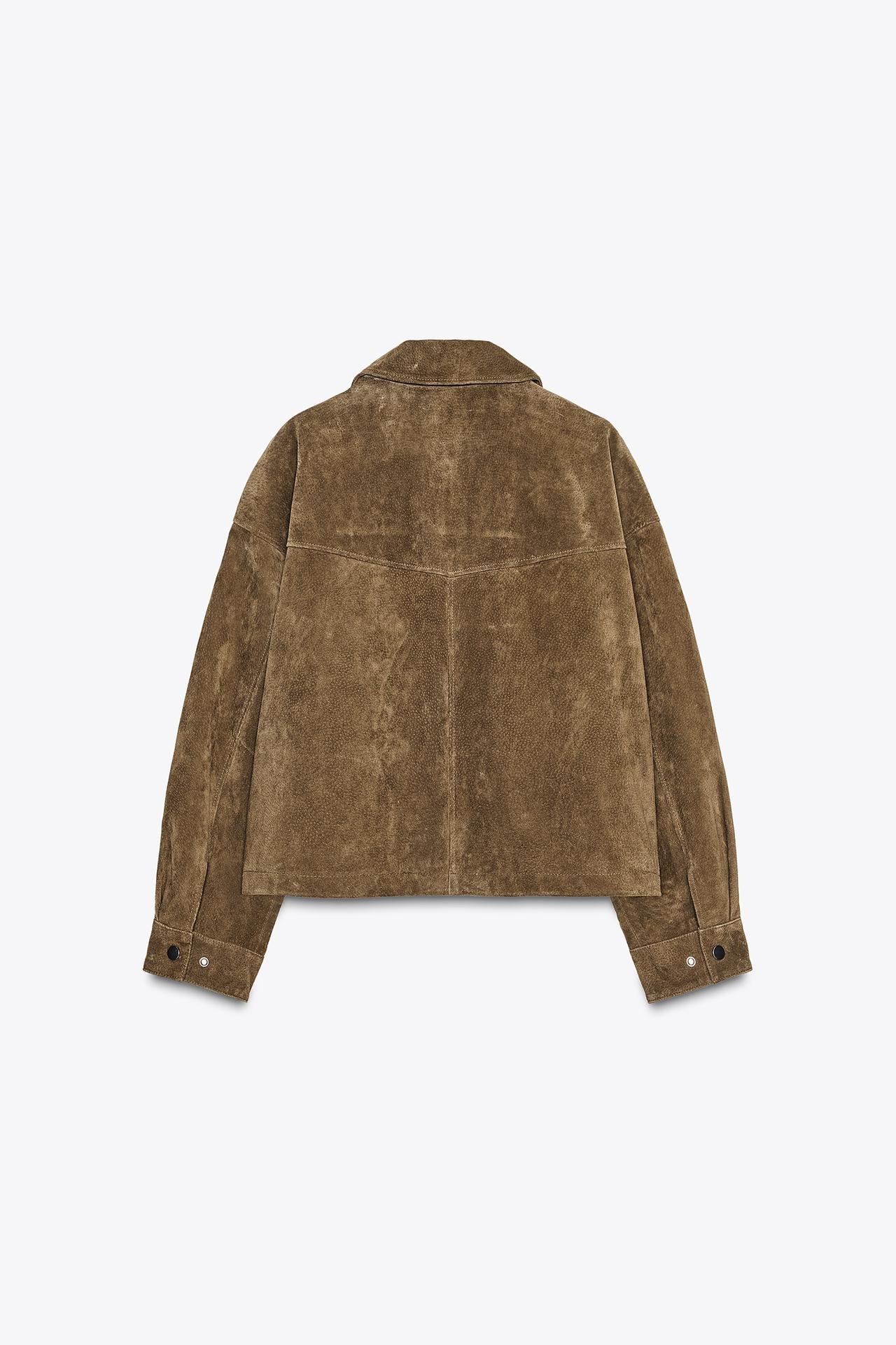 Nora Leather Bomber