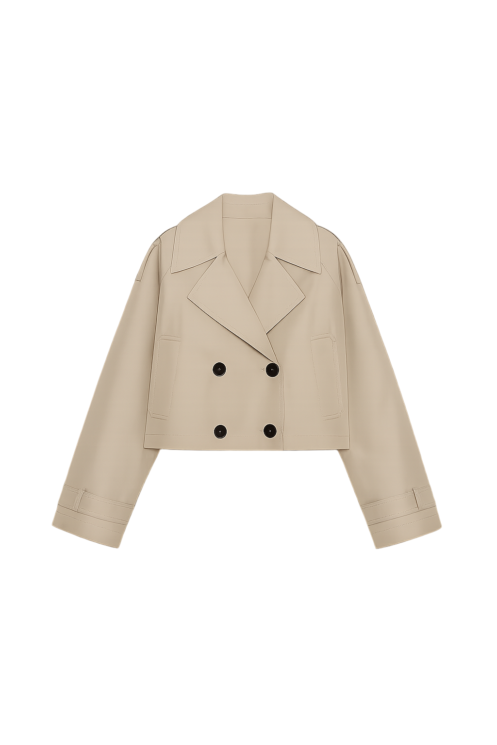 Zoë Cropped Trench