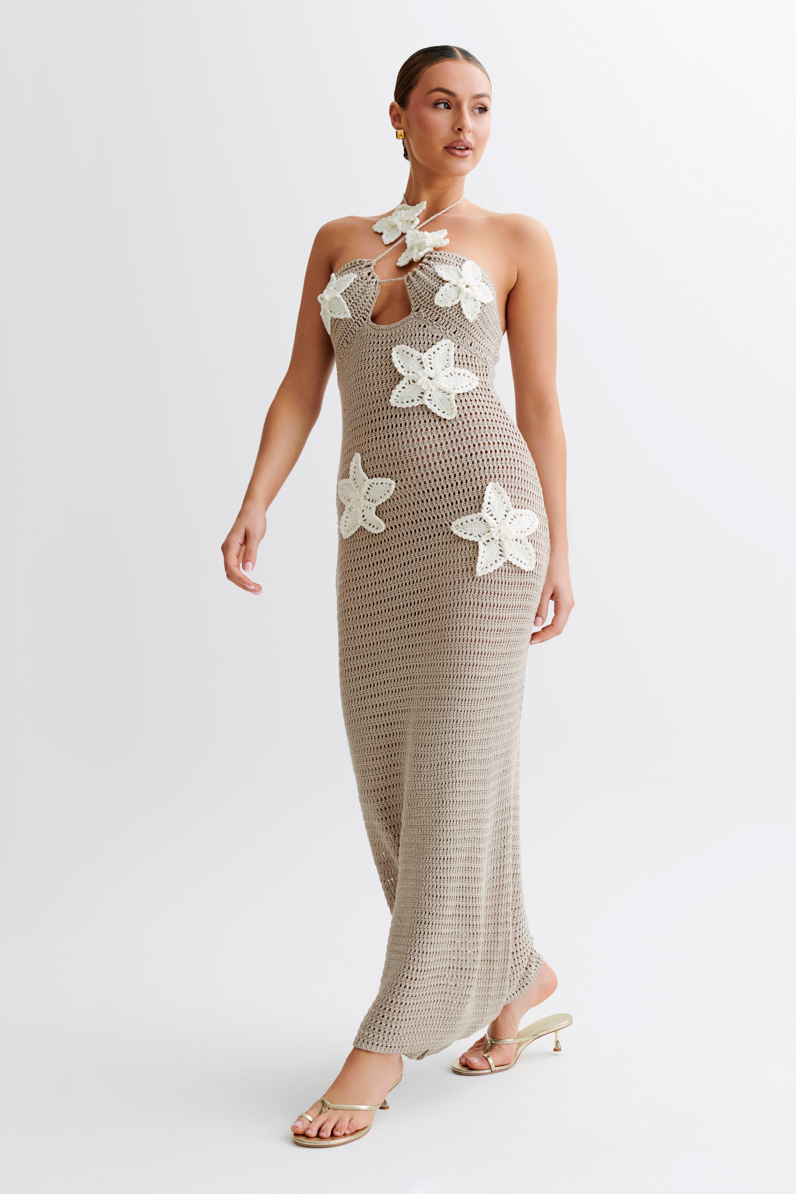 Marigold Bloom Maxi Dress