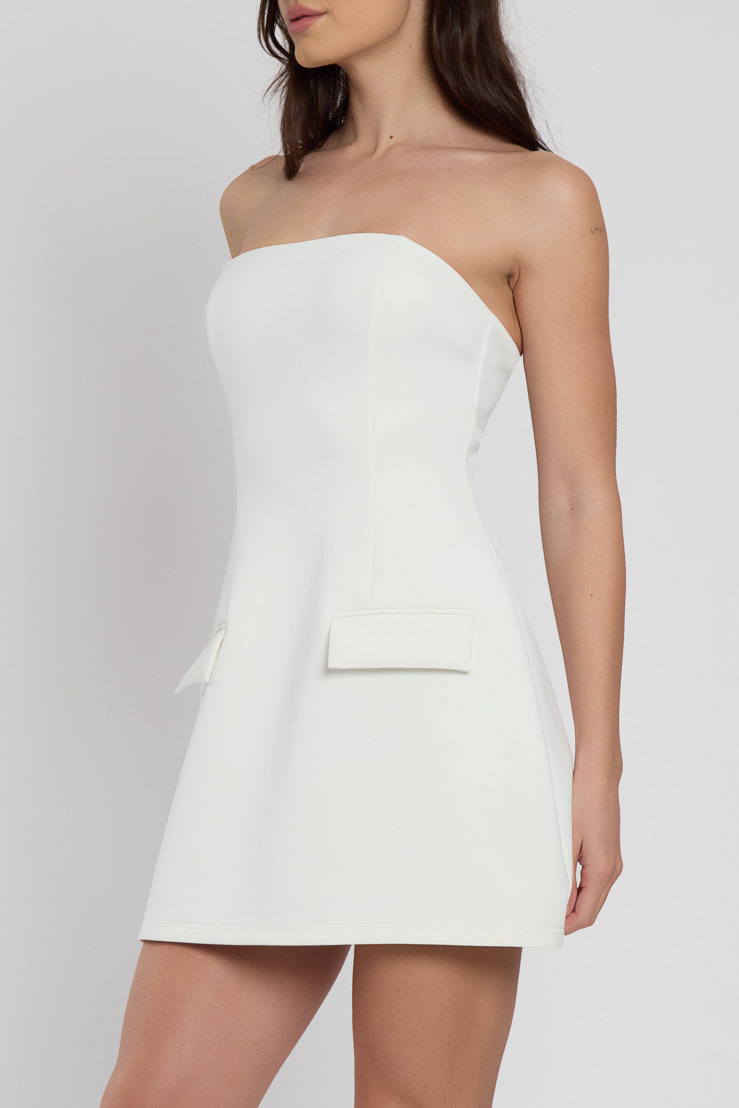 Luxe Sculpted Pocket Dress
