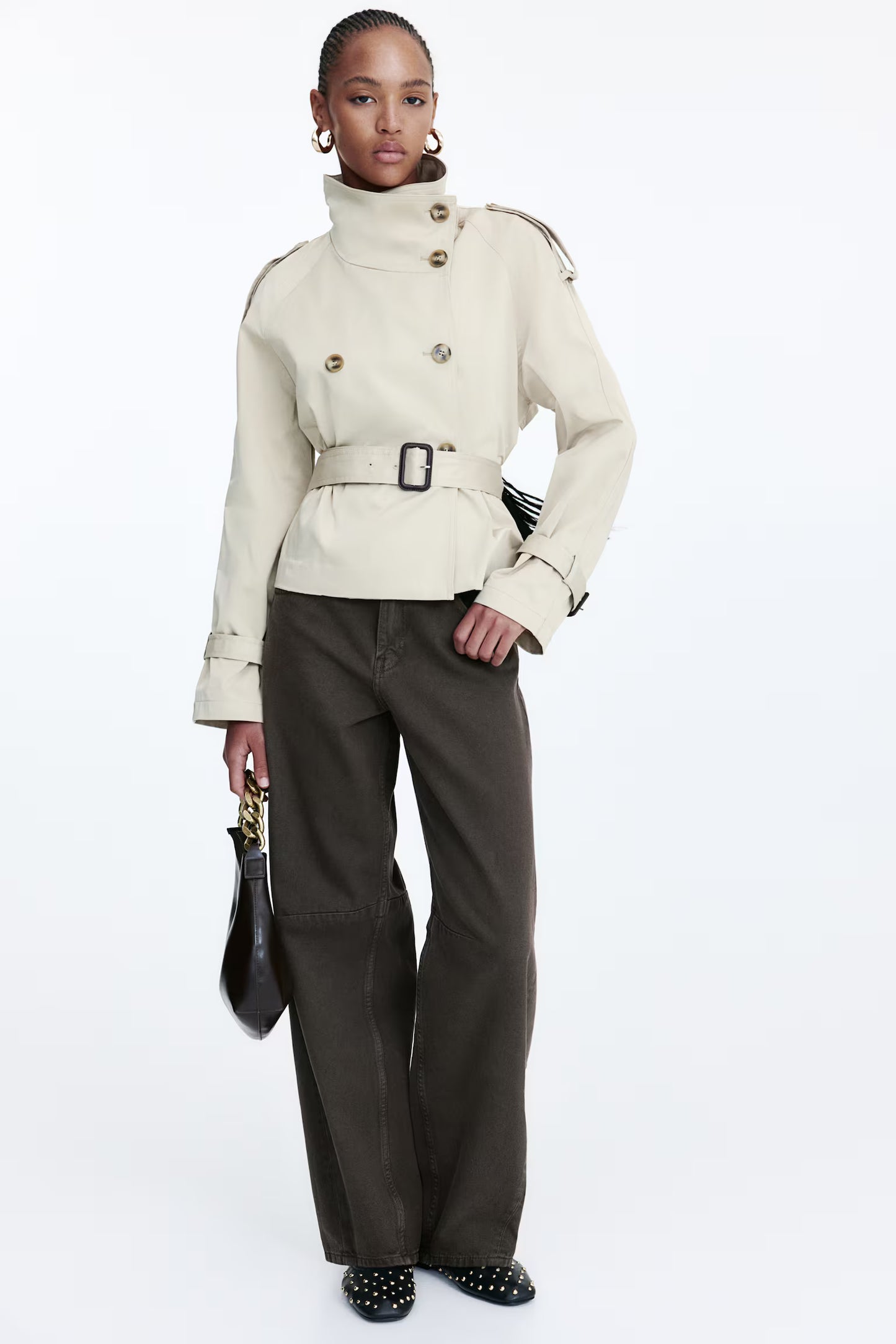 Ione Short Trenchcoat