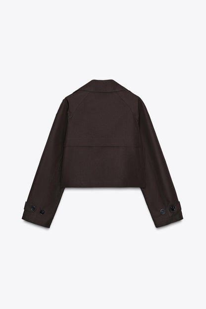 Zoë Cropped Trench