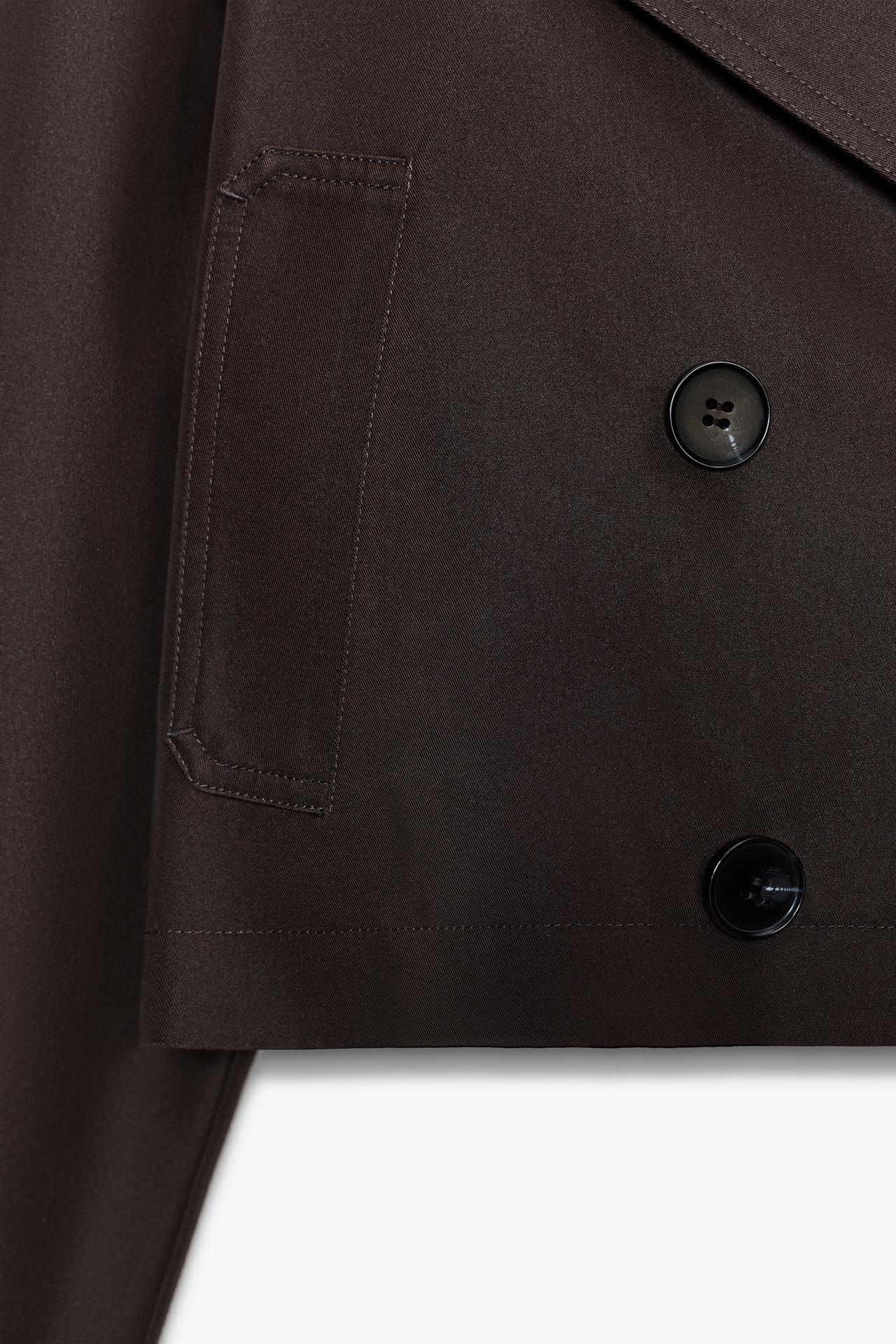 Zoë Cropped Trench