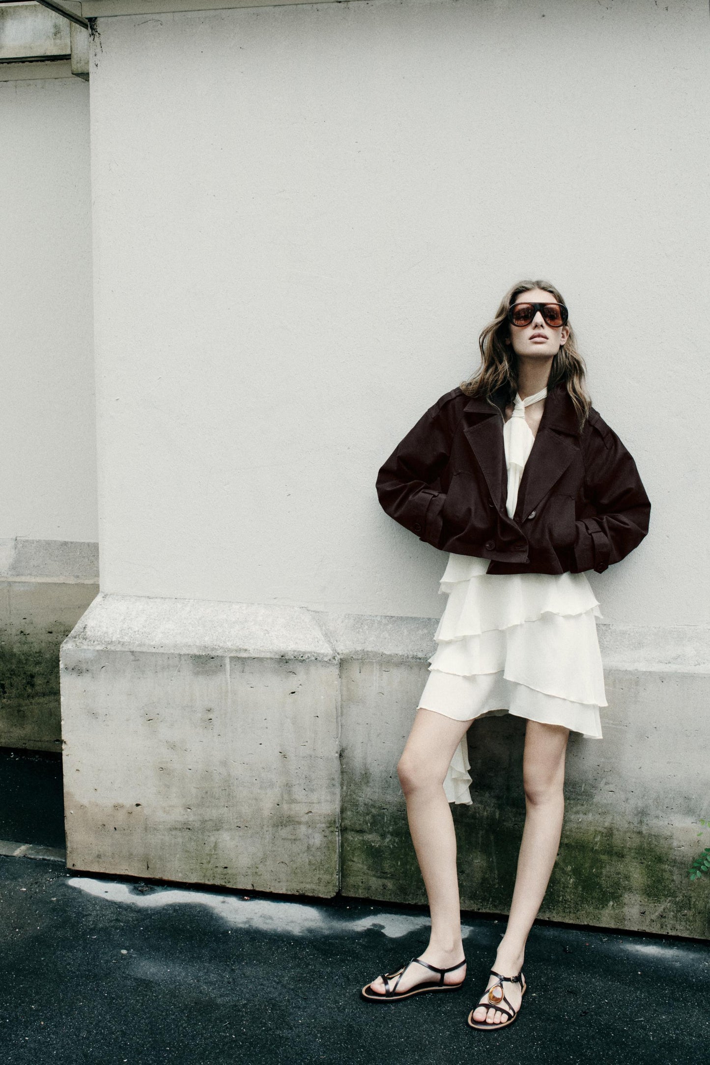 Zoë Cropped Trench