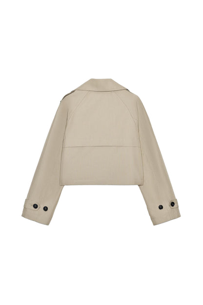 Zoë Cropped Trench