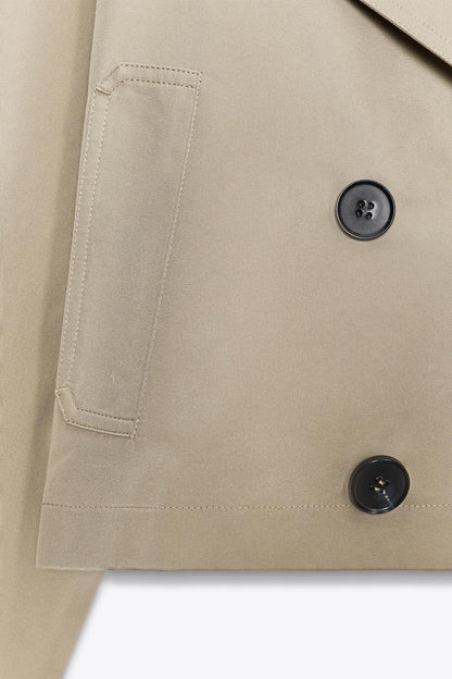 Zoë Cropped Trench