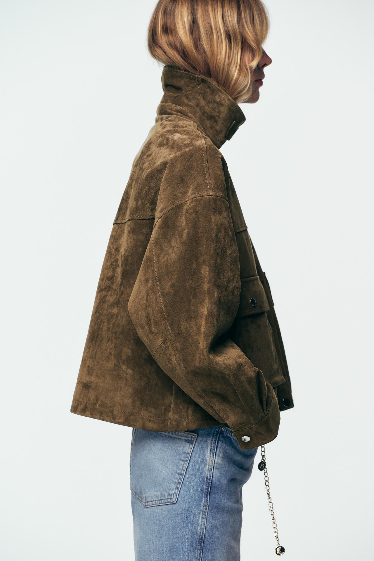 Nora Leather Bomber