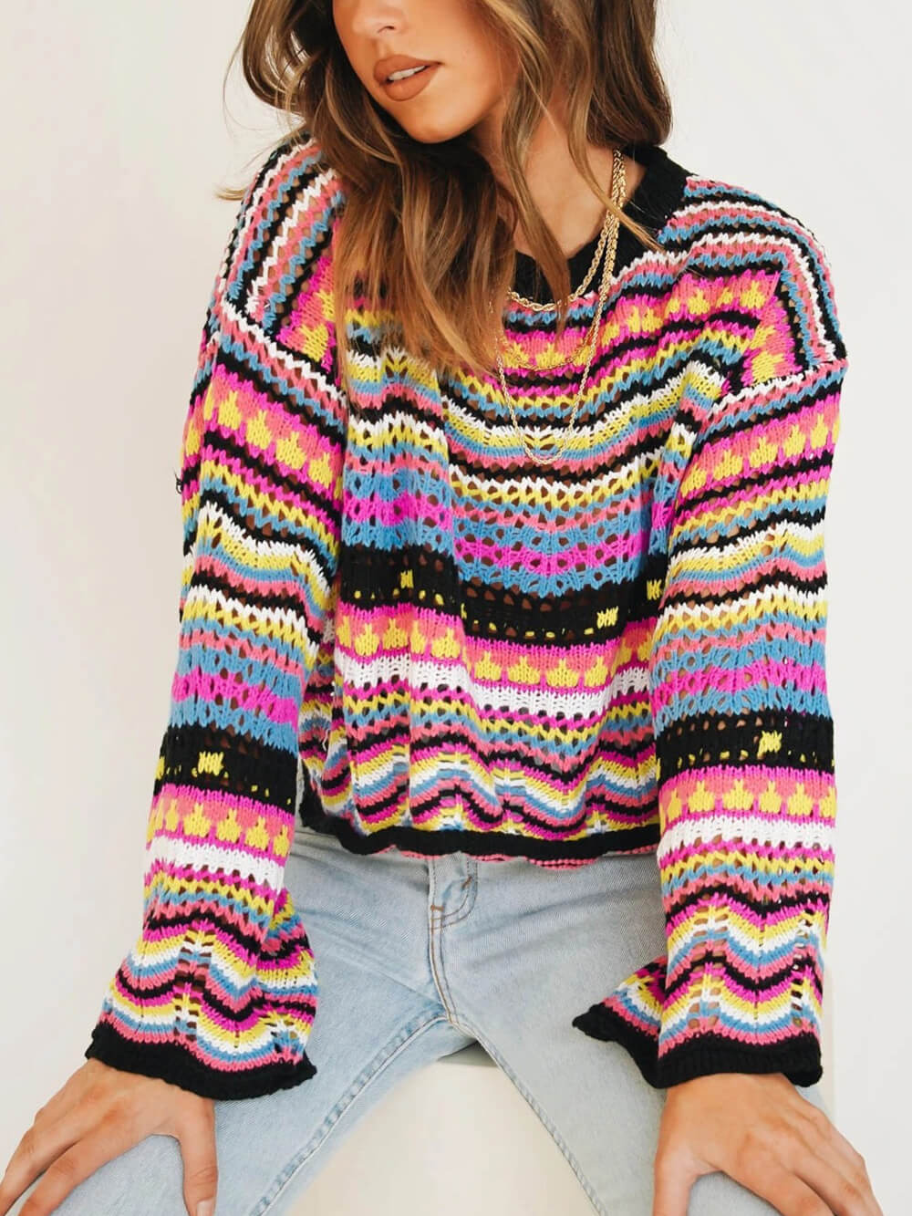 Luna Stripe Sweater