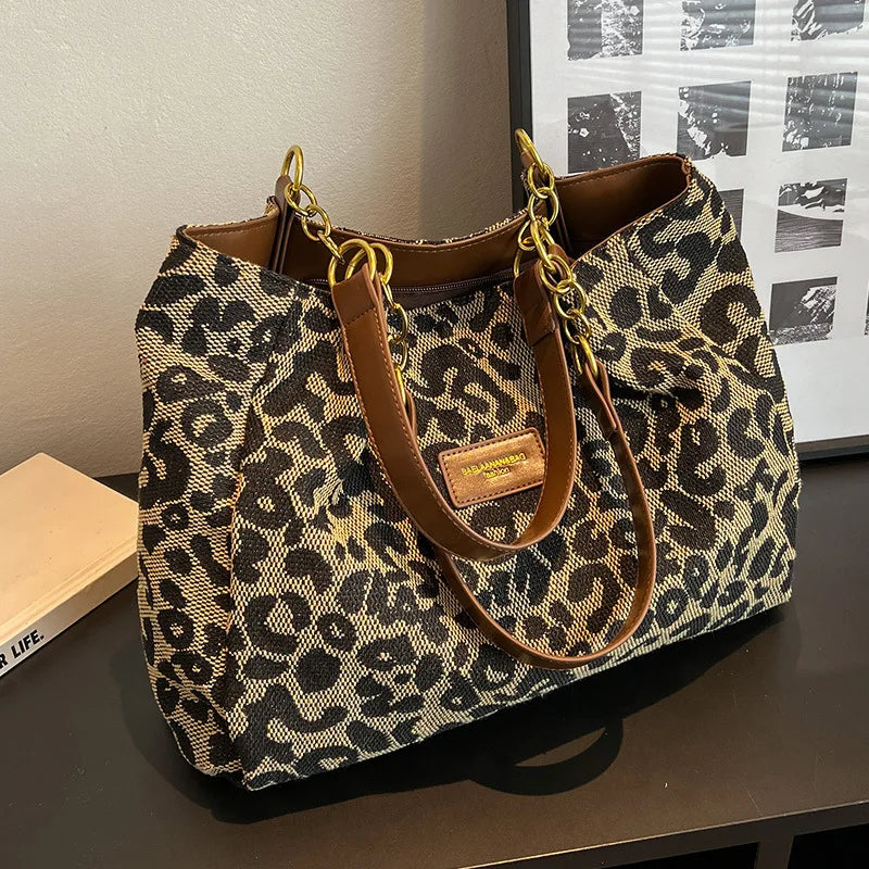 Liberty Leopard Tote