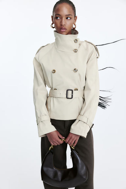 Ione Short Trenchcoat