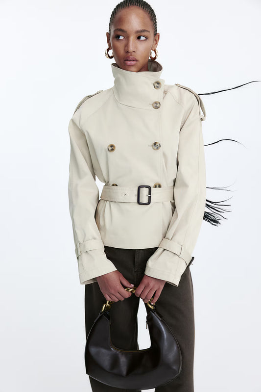 Ione Short Trenchcoat