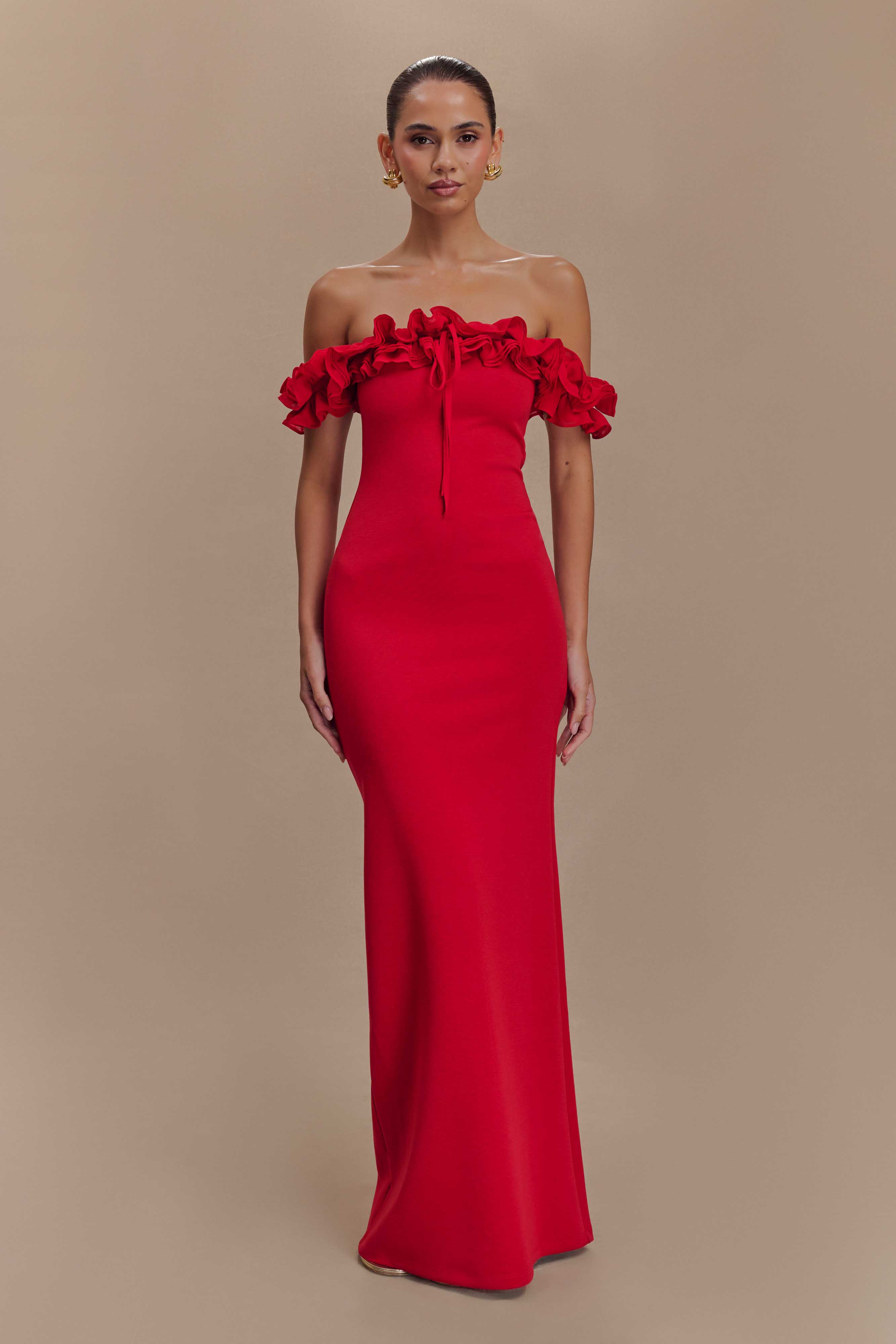 Isadora Ruffle Maxi Dress