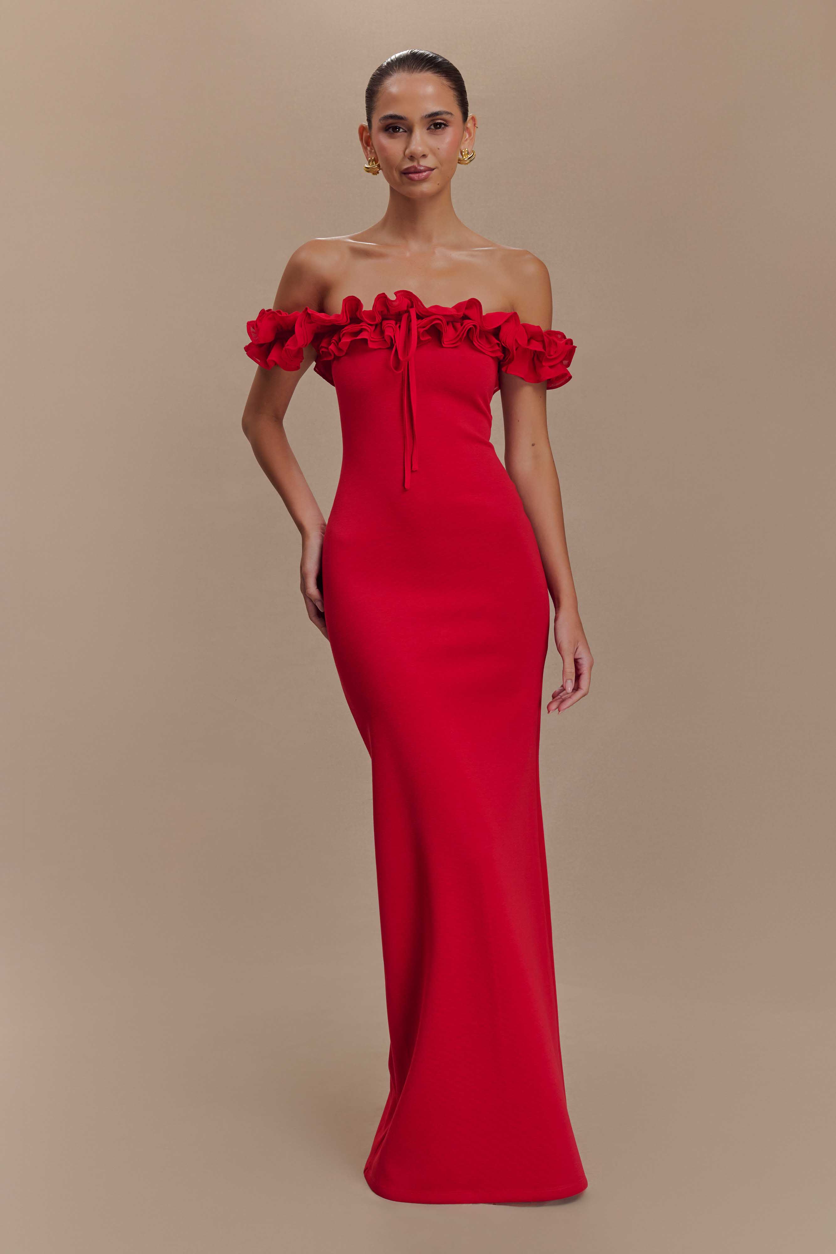 Isadora Ruffle Maxi Dress