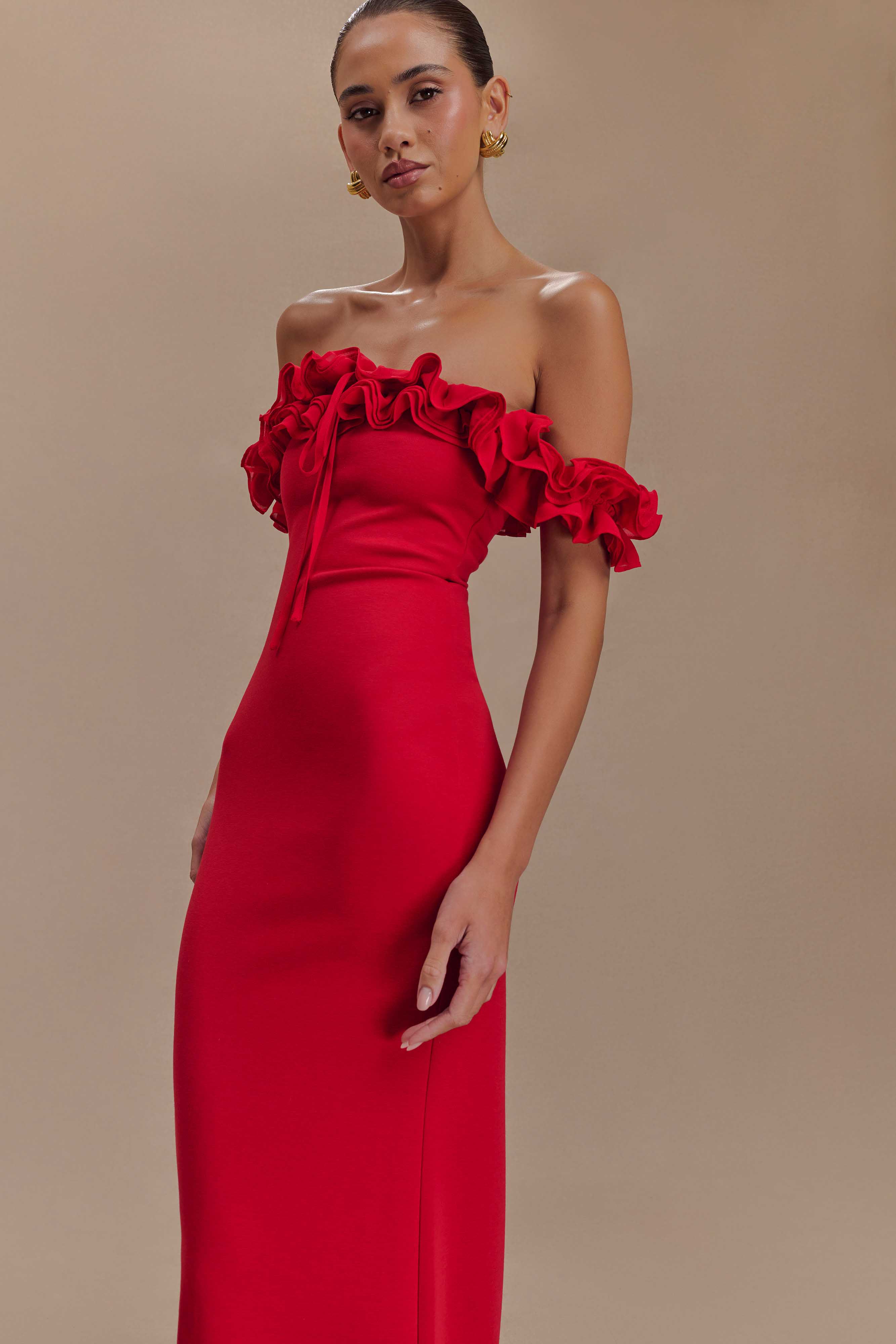 Isadora Ruffle Maxi Dress