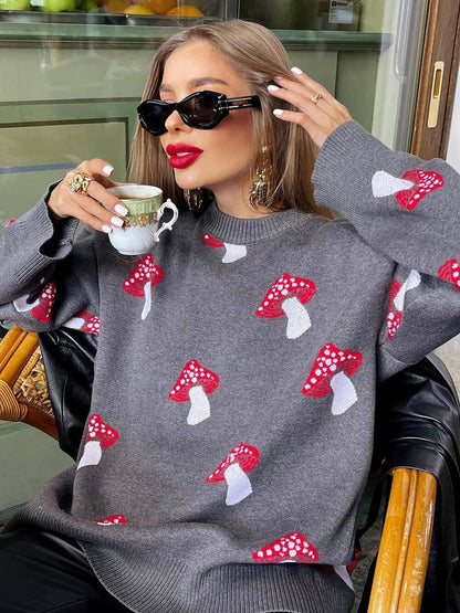 Faye Mushroom Sweater