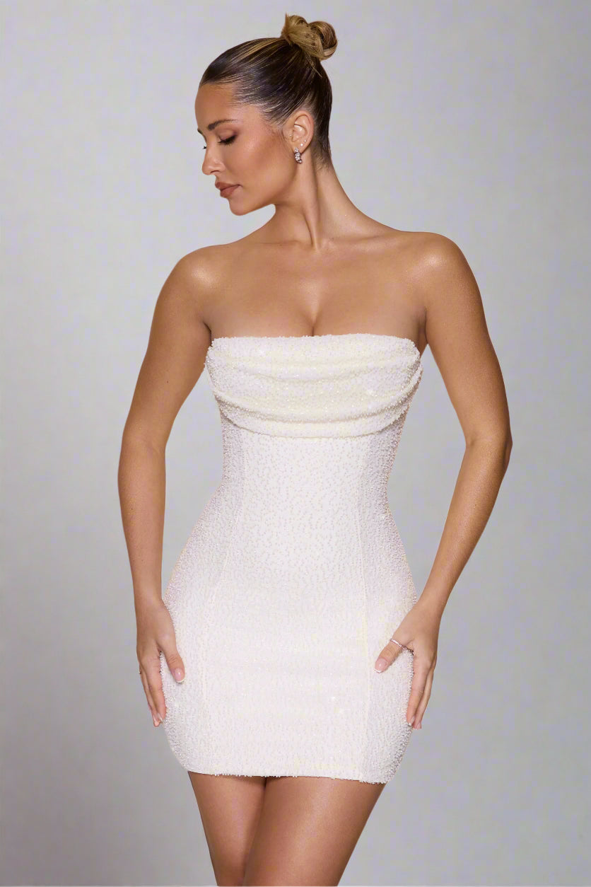 Seraphina Cowl Mini Dress