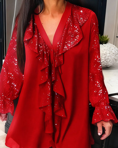 Evie Festive Blouse