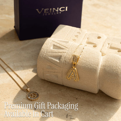 14k Gold Initial Jewellery Set