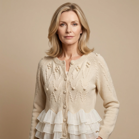 Natalie Ruffle Cardigan