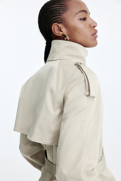 Ione Short Trenchcoat