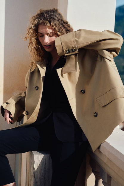 Iris Short Trench