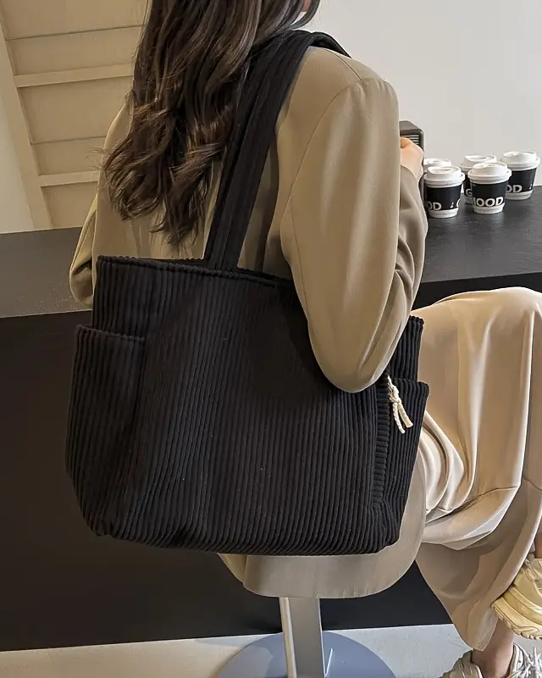 Tilde Ribbed Tote