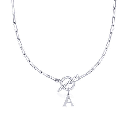 Circle Lock Clasp Necklace