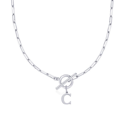 Circle Lock Clasp Necklace