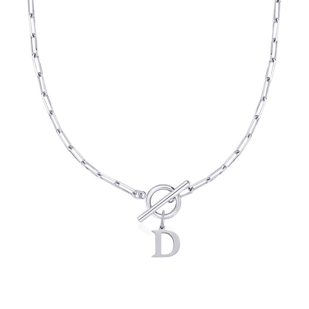 Circle Lock Clasp Necklace
