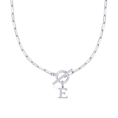 Circle Lock Clasp Necklace