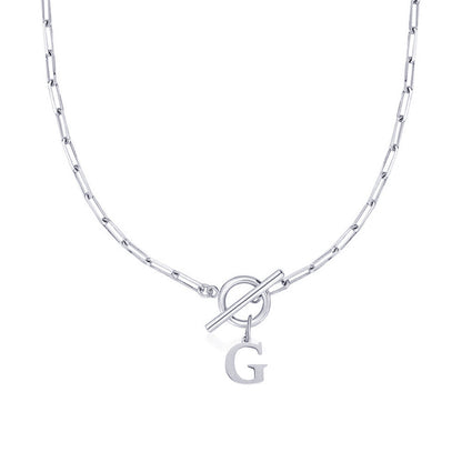Circle Lock Clasp Necklace