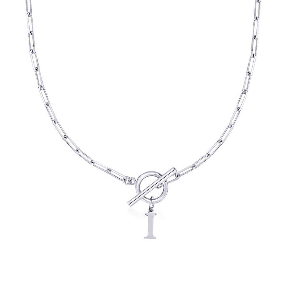 Circle Lock Clasp Necklace