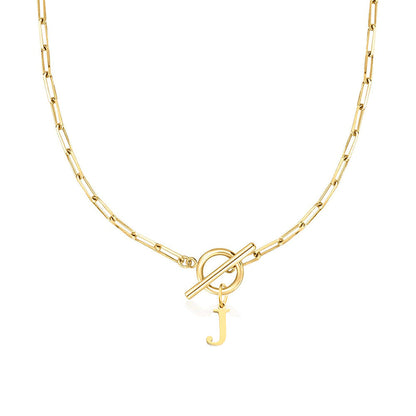 Circle Lock Clasp Necklace