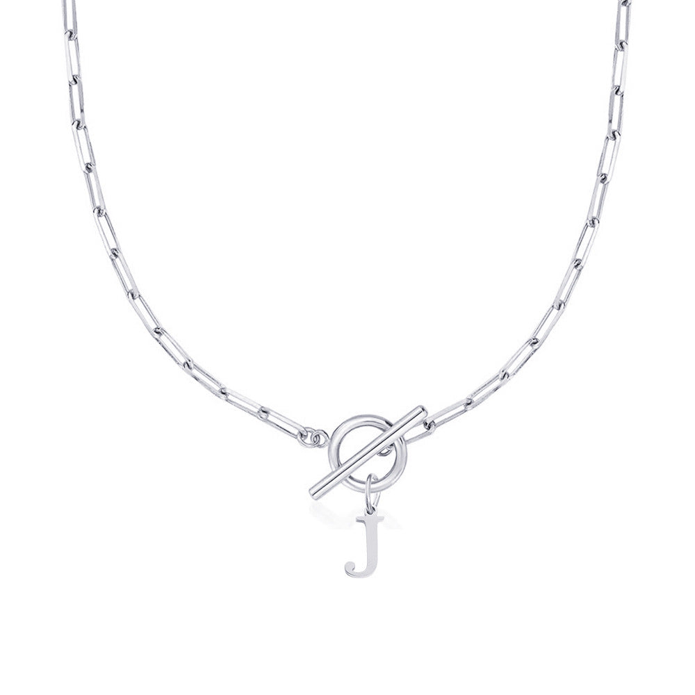Circle Lock Clasp Necklace