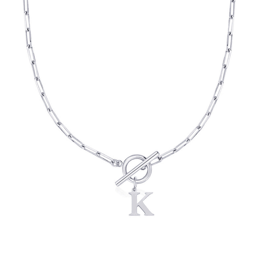 Circle Lock Clasp Necklace