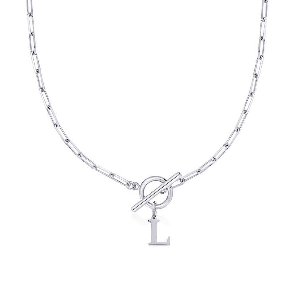 Circle Lock Clasp Necklace