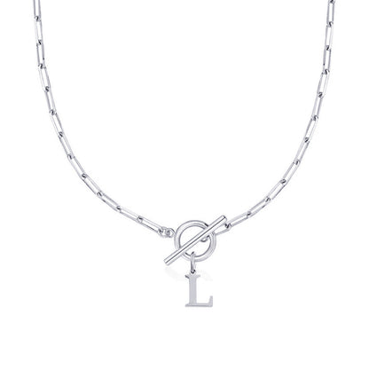 Circle Lock Clasp Necklace