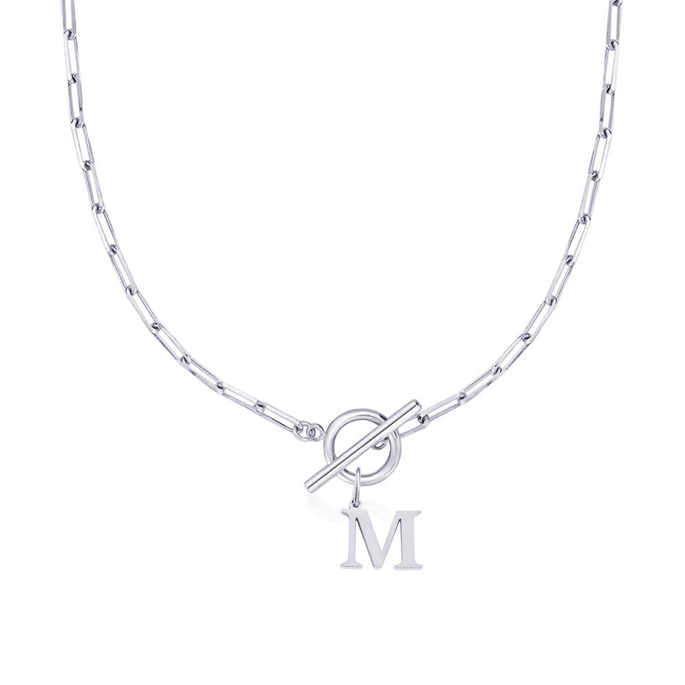 Circle Lock Clasp Necklace