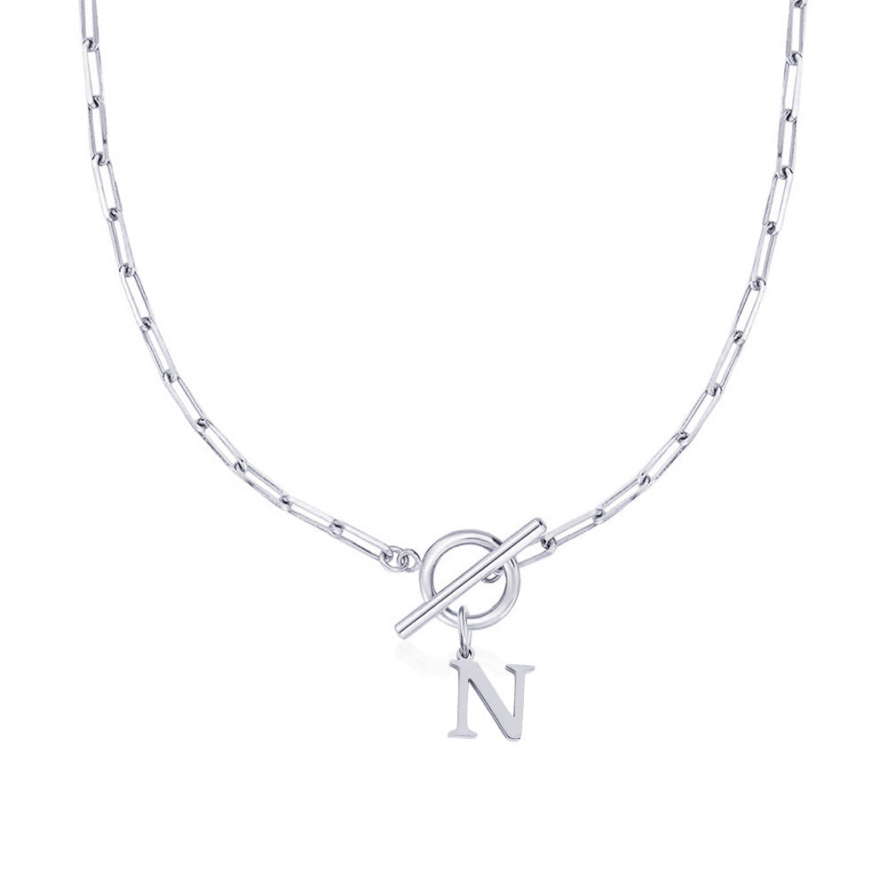 Circle Lock Clasp Necklace