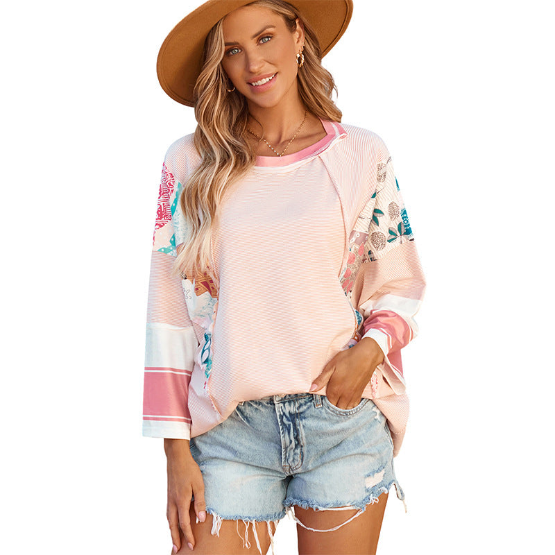 Bailey Relaxed Patchwork Top