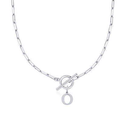 Circle Lock Clasp Necklace