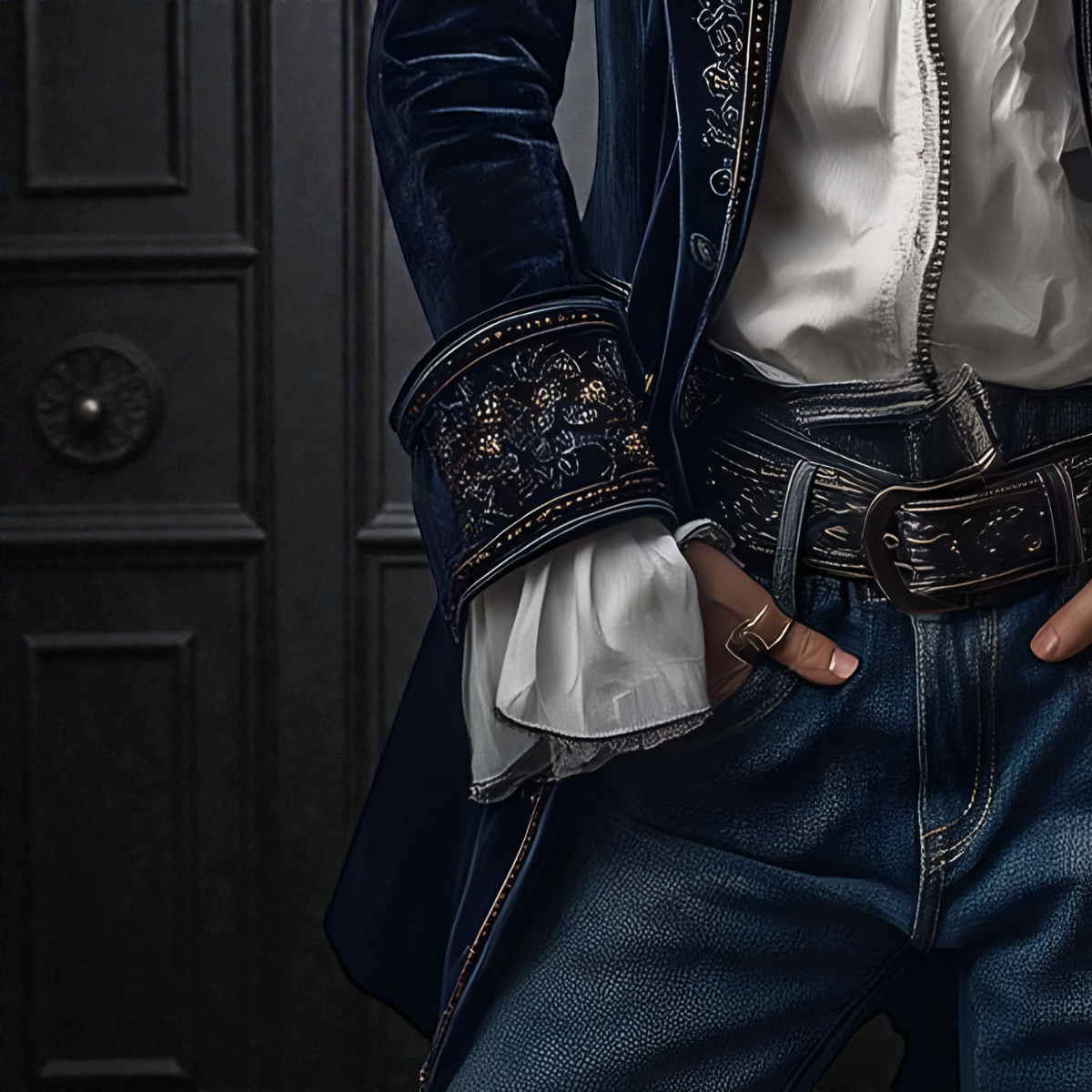 Nuria Elegant Velvet Jacket