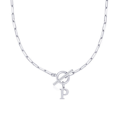 Circle Lock Clasp Necklace