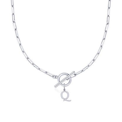 Circle Lock Clasp Necklace