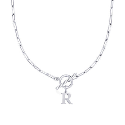 Circle Lock Clasp Necklace