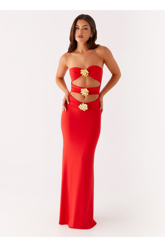 Virelle Cutout Maxi Dress