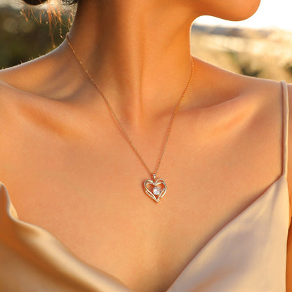 Birthstone Heart Necklace