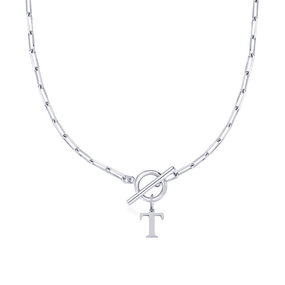Circle Lock Clasp Necklace