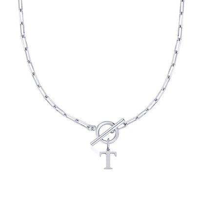 Circle Lock Clasp Necklace